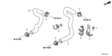 Diagram for 2018 Honda Civic Cooling Hose - 79721-TGH-A00