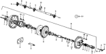 Diagram for 1978 Honda Civic Brake Booster Vacuum Hose - 46405-634-671