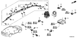 Diagram for 2014 Honda Accord Air Bag Control Module - 77960-T3V-A02