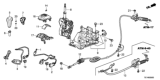 Diagram for Honda Crosstour Shift Cable - 54315-TA5-A83