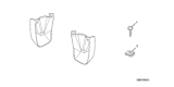 Diagram for 2006 Honda Pilot Mud Flaps - 08P09-S9V-101