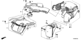 Diagram for 2022 Honda Odyssey Air Duct - 17243-5MR-A10