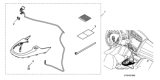 Diagram for Honda Fit Consoles - 08E16-T5A-100