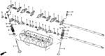 Diagram for Honda CRX Exhaust Valve - 14721-PE0-000