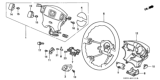 Diagram for 2000 Honda Prelude Air Bag - 06770-S30-A71ZA