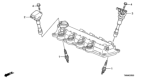 Diagram for Honda Insight Spark Plug - 12290-RBJ-003