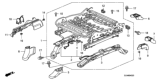 Diagram for 2008 Honda Fit Occupant Detection Sensor - 81167-SLN-A01
