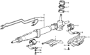 Diagram for 1978 Honda Accord Radius Heat Shield - 53692-671-670