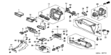 Diagram for 2005 Honda Civic Glove Box - 77500-S5A-A01ZC