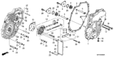 Diagram for 2001 Honda Insight Side Cover Gasket - 21813-PHT-000