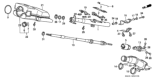 Diagram for 1988 Honda CRX Steering Column - 53210-SH2-901