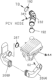 Diagram for Honda Passport Air Intake Coupling - 8-97063-351-0