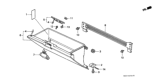 Diagram for 1988 Honda CRX Glove Box - 77501-SH3-010ZA