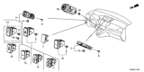 Diagram for 2015 Honda CR-V Instrument Panel Light Bulb - 35850-T0A-A11