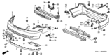 Diagram for 2004 Honda Civic Bumper - 04711-S5A-A91ZZ