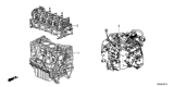 Diagram for 2014 Honda CR-V Engine Block - 10002-R5C-A00