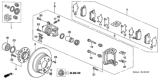 Diagram for Honda CR-V Brake Pad Set - 43022-S9A-020