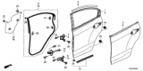 Diagram for 2012 Honda Civic Weather Strip - 72810-TR3-A01