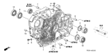 Diagram for 2006 Honda Odyssey Bellhousing - 21111-RGR-020