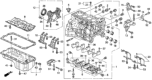 Diagram for Honda Prelude Oil Pan Gasket - 11251-P0A-000