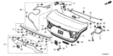 Diagram for Honda Accord Hybrid Door Hinge - 68660-TVA-A00ZZ