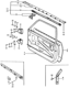 Diagram for 1973 Honda Civic Weather Strip - 75861-634-903