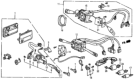 Diagram for 1983 Honda Prelude Ignition Switch - 35130-SB0-671