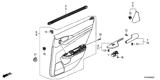 Diagram for 2018 Honda Civic Door Trim Panel - 83702-TGH-A31ZA