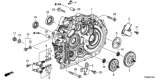 Diagram for 2020 Honda Insight Bellhousing - 21110-5WL-A00