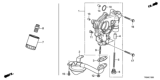 Diagram for 2014 Honda Insight Oil Pump - 15100-RB0-003