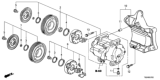 Diagram for Honda Ridgeline A/C Compressor - 38810-RLV-A02