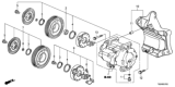 Diagram for Honda Pilot A/C System Valve Core - 38801-RLV-A01