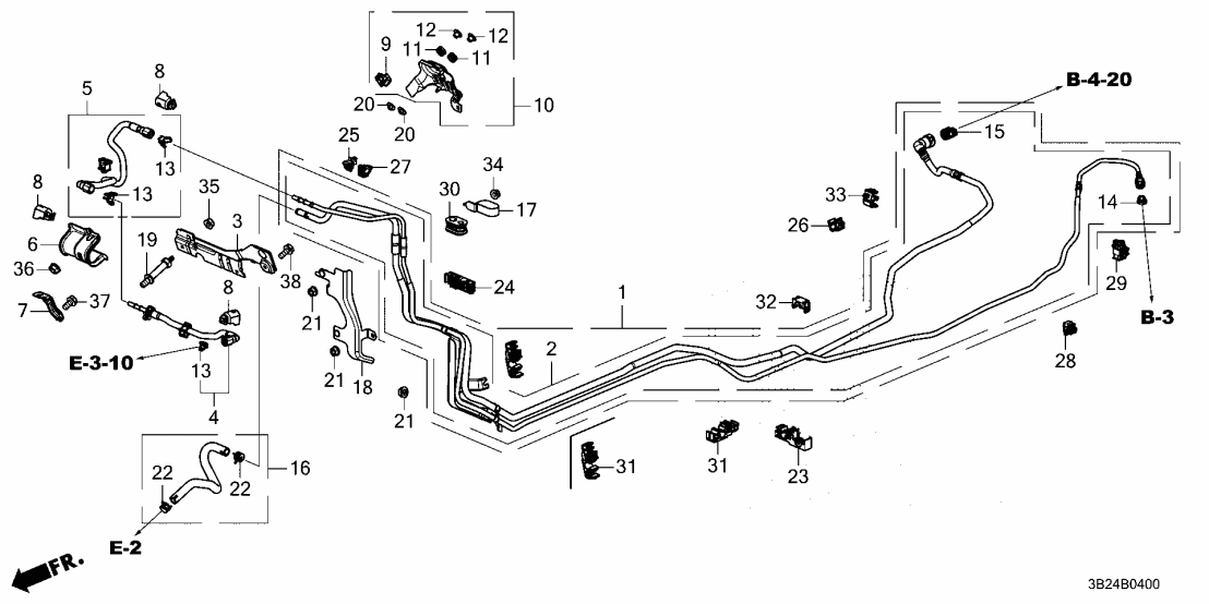 Honda 90027-5AY-H00 BOLT, FUEL PIPE