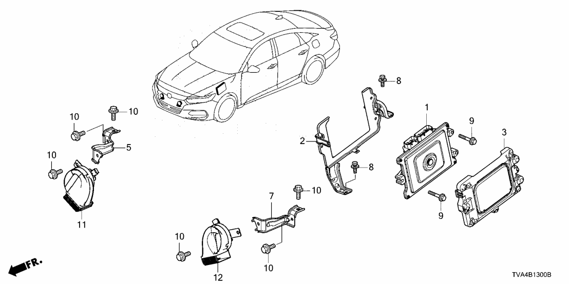 37820-6A0-AH1 Honda ELECTRONIC CONTROL U