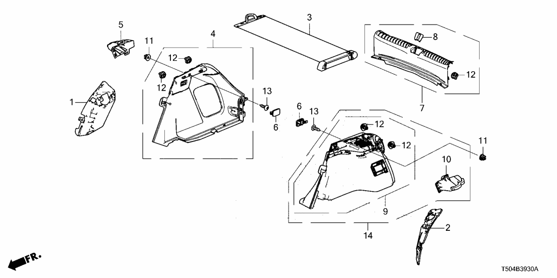 Honda 84651-T43-J01ZA LNG, L- *NH900L*