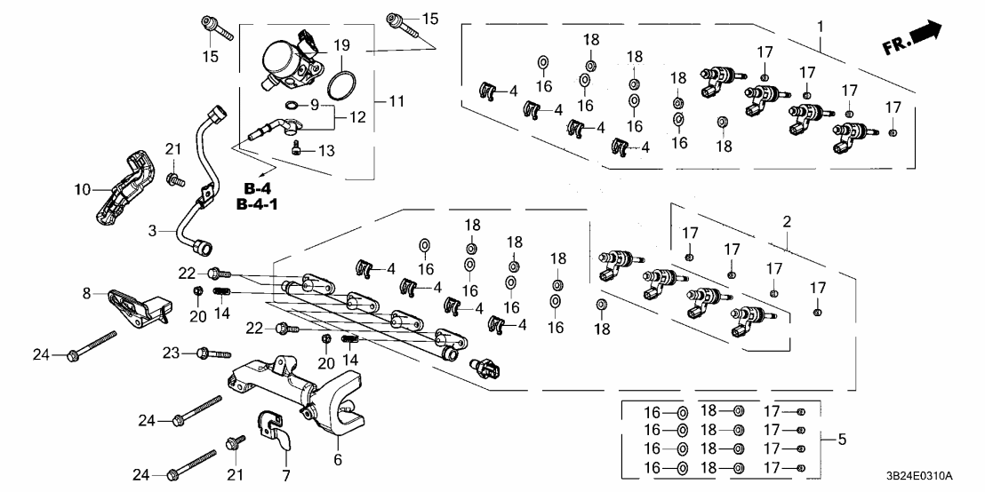16790-6MA-J01 Honda PUMP ASSY