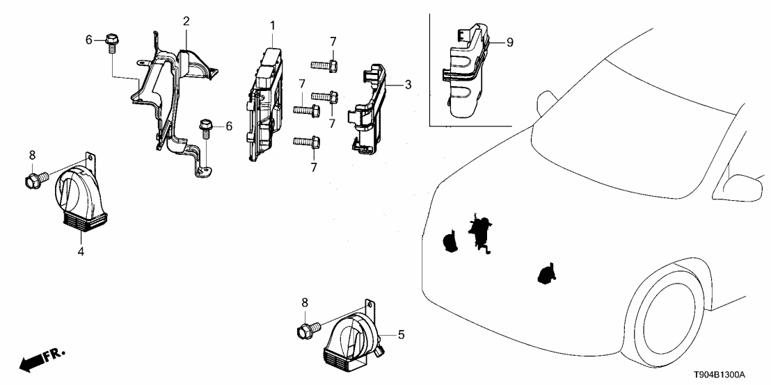 Honda 37820-6FB-AA3 CONT MOD, POWERTRAIN