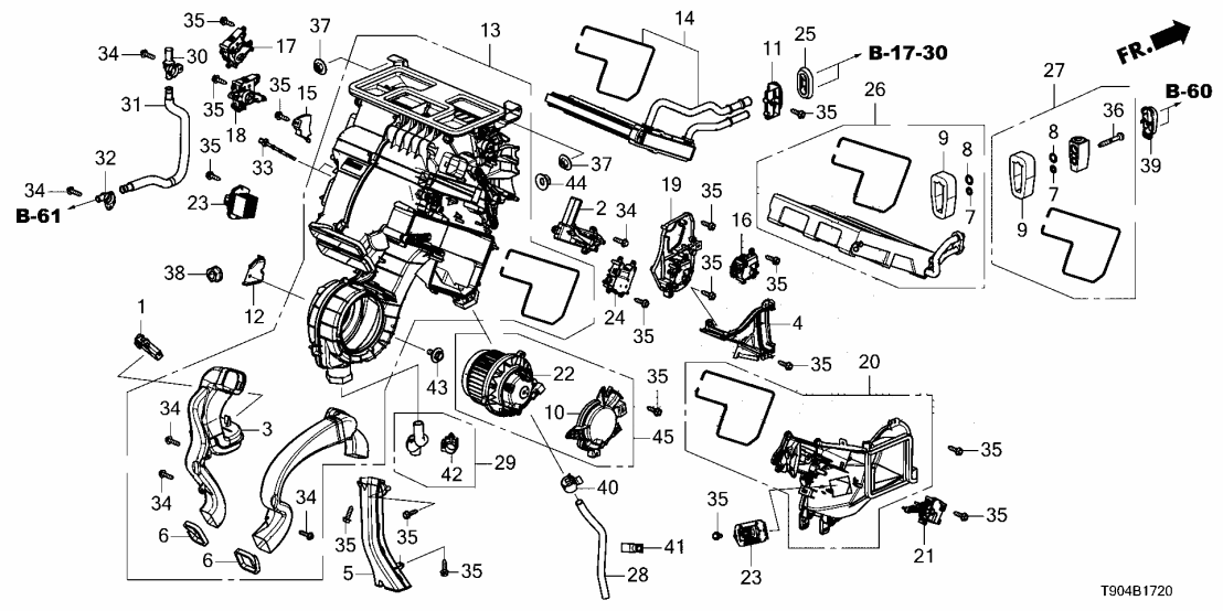 Honda 79240-TYA-A42 MOTOR, RR- MODE