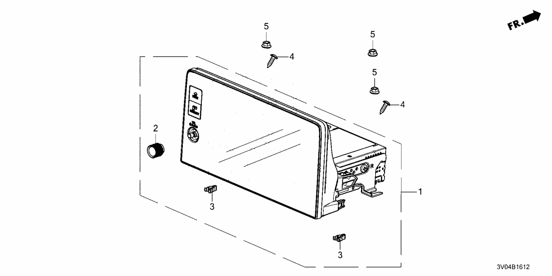 A110A2ページ 8A100-3V0-A22 - Genuine Honda UNIT SCREEN AUDIO