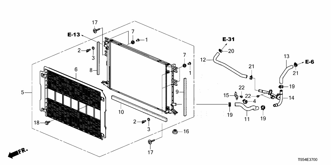 Honda 19118-6S9-A01 CLAMP (D27)