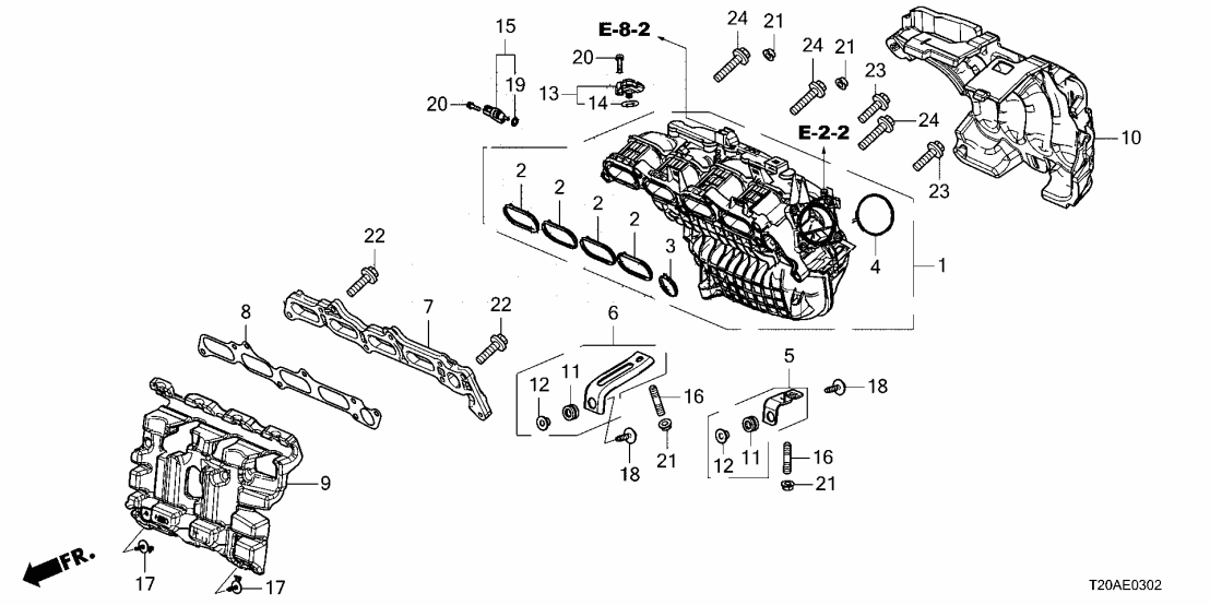 Honda 90001-5K8-003 BOLT, STUD (8X16)