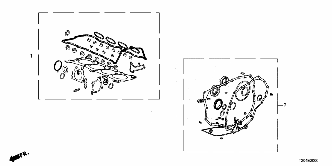 Honda 06112-65H-306 GASKET KIT Honda 06112-65H-306 GASKET KIT