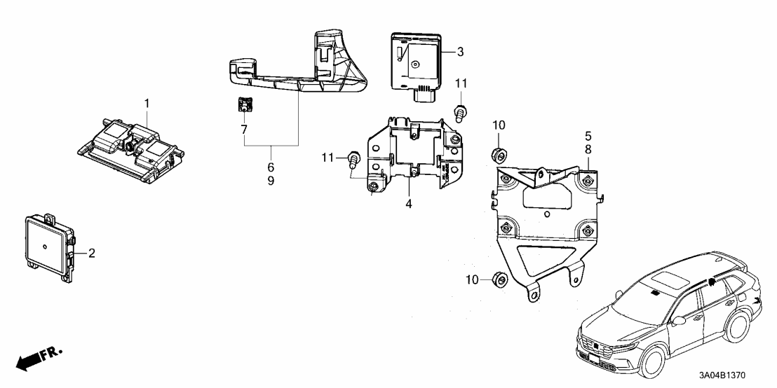 8S103-3A0-A19 Honda Monocular Camera Set