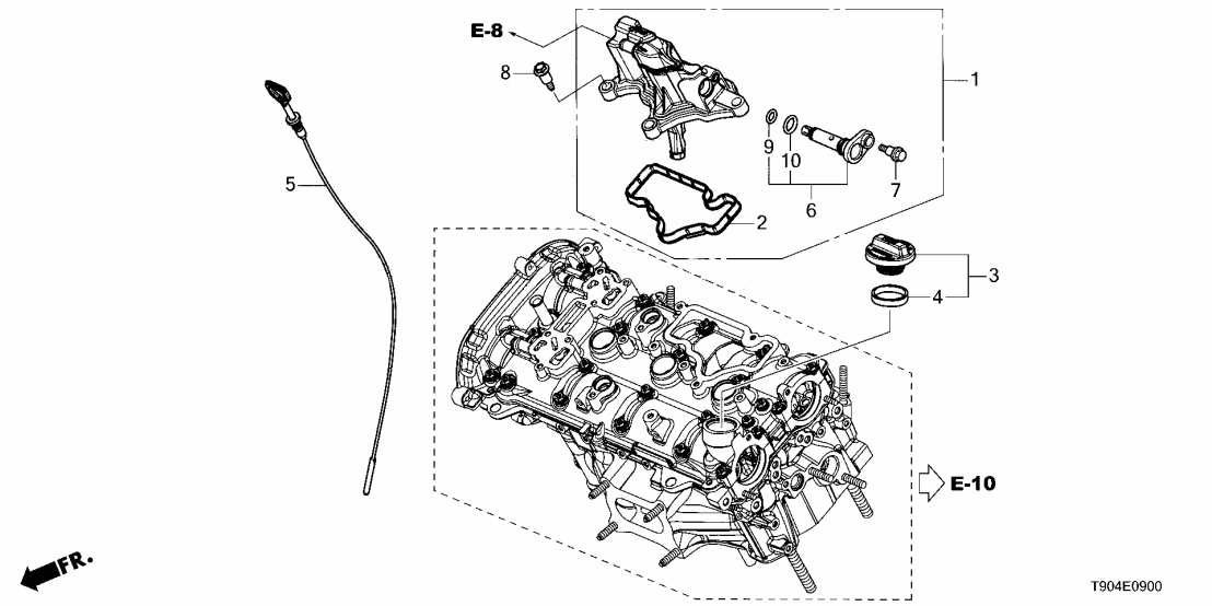 12331-6FB-A01 Honda GASKET, PCV CHAMBER