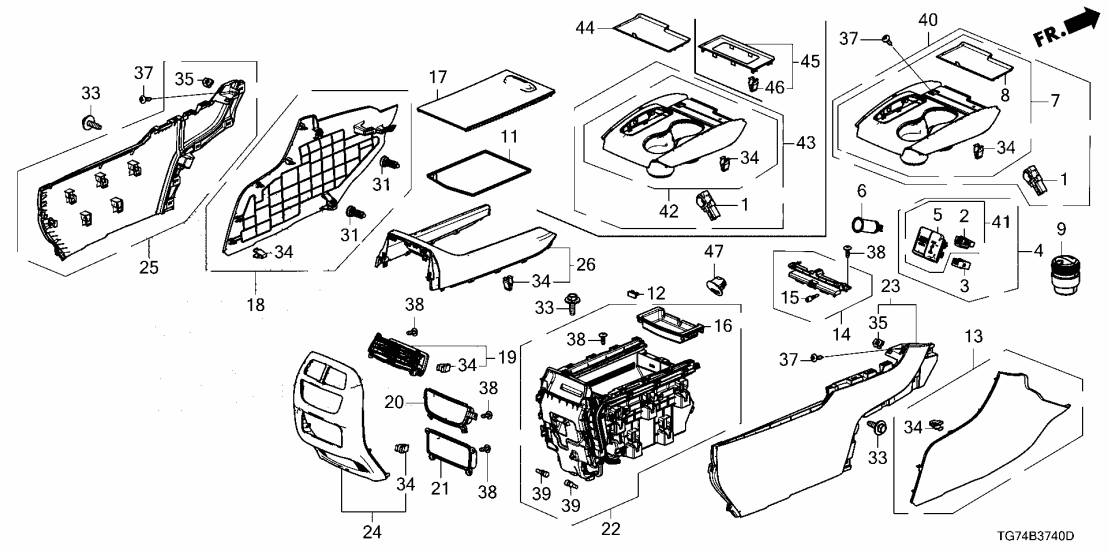 77295-T6Z-A51ZH Honda PNL *NH1072L*