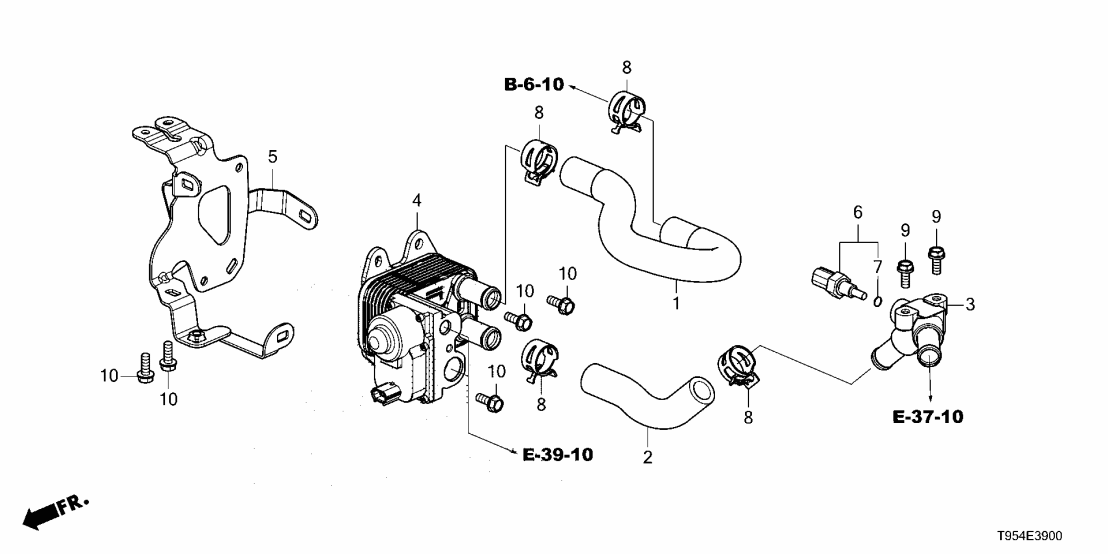 Honda 1J700-69D-E11 CHILLER ASSY