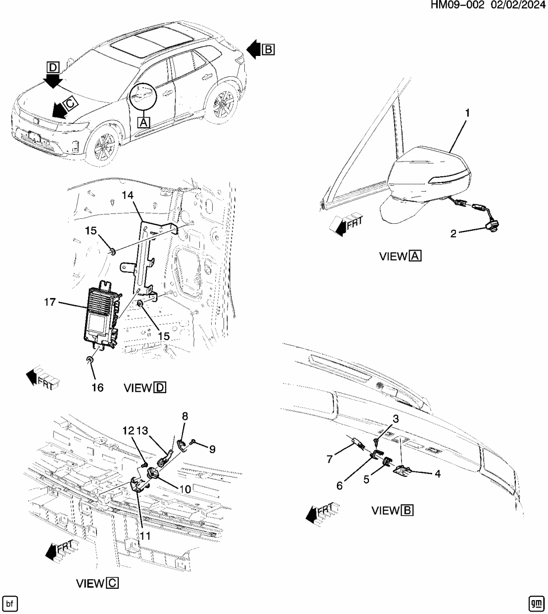Honda 85024570 MODULE ASM-VIDEO PRO
