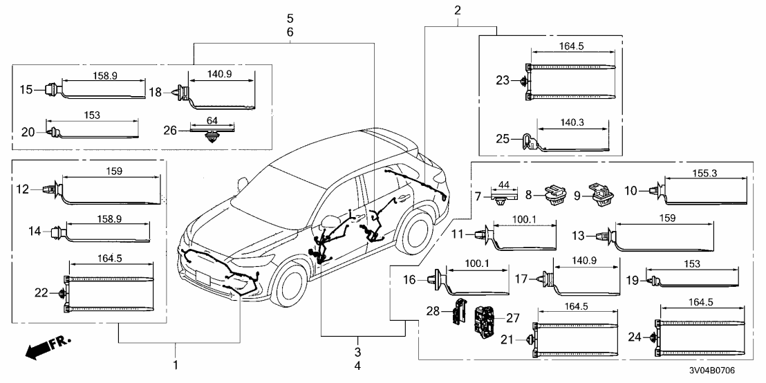 Honda 91768-T20-A21 LEVER