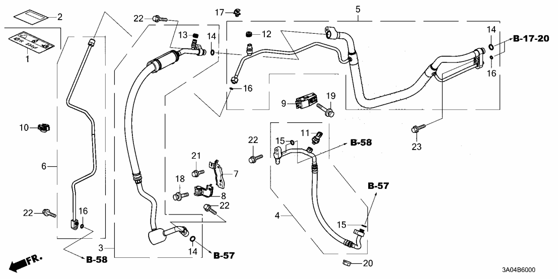 Honda 80315-3A0-A11 HOSE, DISCHARGE