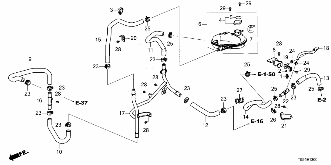 Honda 1J493-6GS-A00 BRACKET, STACK SIDE